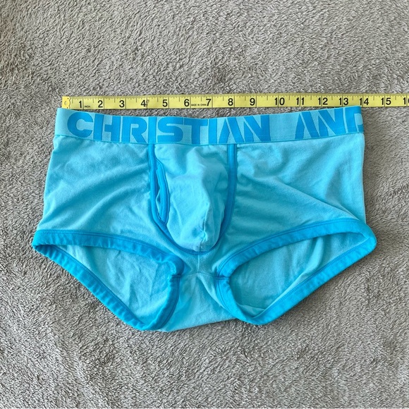 Andrew Christian Light Blue Boxer Briefs - Picture 5 of 6